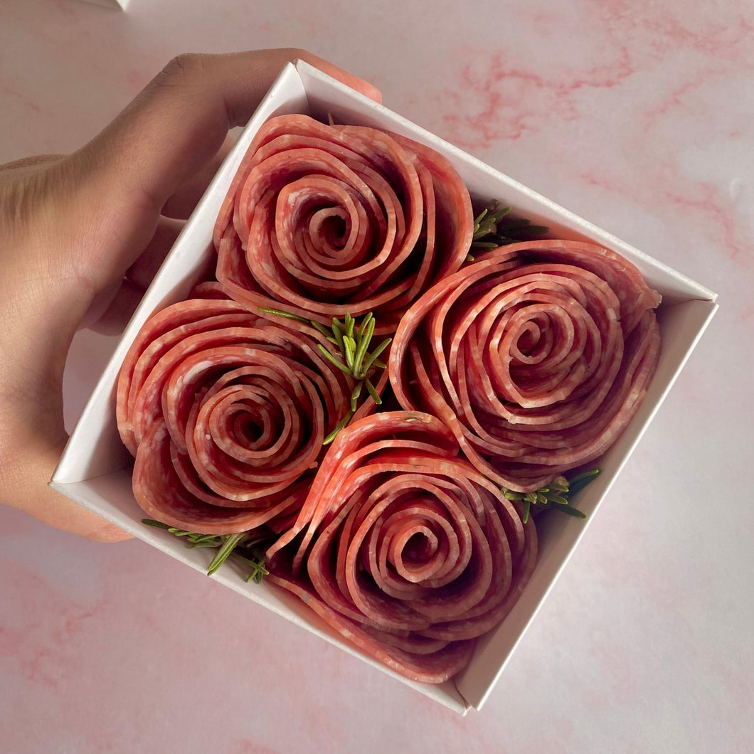 Mini Bouquet de Rosas de Salami