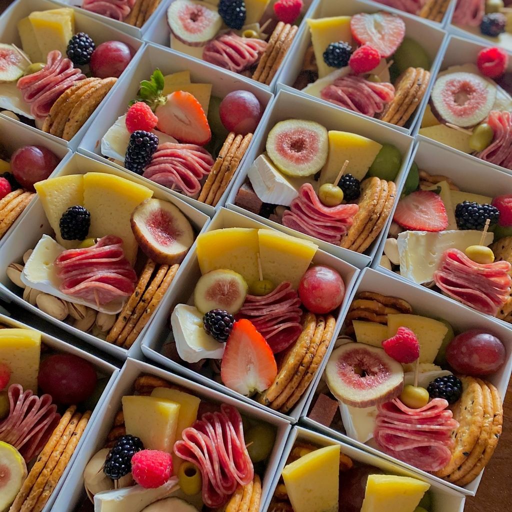 Mini Snack Sampling Paquete 100 Mini Snack Box – Mantel y Servilleta